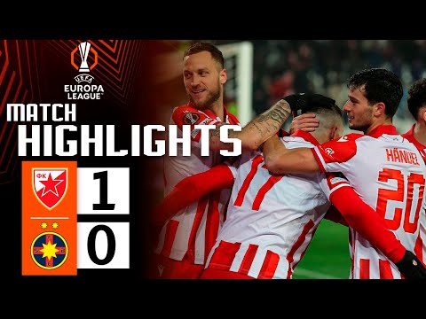 Crvena zvezda vs FCSB 1-0 Highlights Goals | UEFA Europa League 2025 | fcsb crvena zvezda