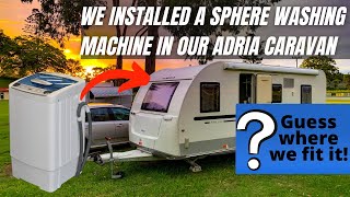 Adria caravan washing machine install - Sphere washing machine review