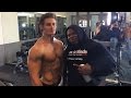 IFBB Pro Bodybuilder Kai Greene Chest Workout w/ Pro Mens Physique Jeff Seid & Alon Gabbay