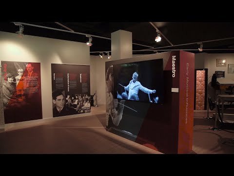 Visit the Leonard Bernstein at 100 Exhibit at the Ravinia Experience Center