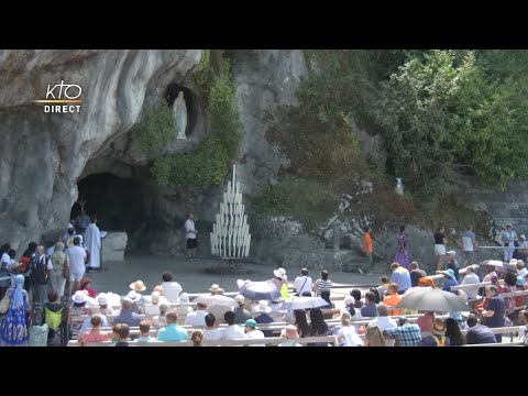 Chapelet du 8 août 2022 à Lourdes