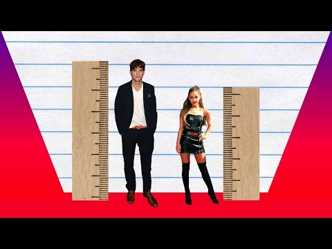 How Much Taller? - Ashton Kutcher vs Ariana Grande!