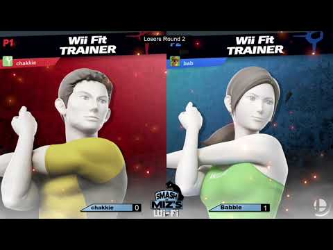 Smash @ Miz's WiFi 6 - chakkie (Wii Fit Trainer) vs. Babble (Wii Fit Trainer) Losers Round 2