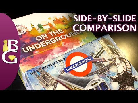 On the Underground — Side-by-Slide Board Game Comparison 👥