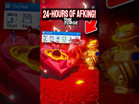 I Spent 24 HOURS AFK MACROING The Crimson Depths! #theforge #roblox #tako #foryou #viral