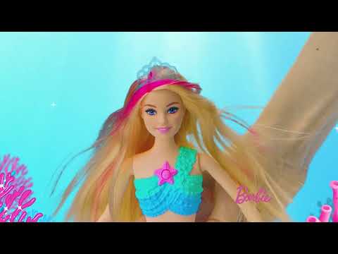 Šviečianti Barbė undinėlė Mattel Barbie Dreamtopia (HDJ36) video