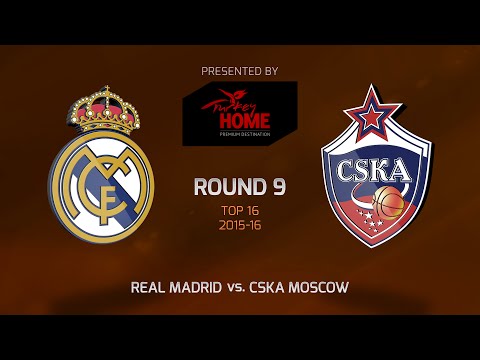 Highlights: Top 16, Round 9, Real Madrid 87-96 CSKA Moscow