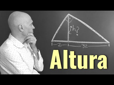¿ALTURA DEL TRIÁNGULO? Geometría Básica.
