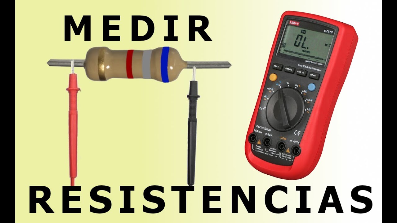 Como medir resistencias con multimetro