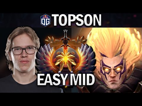 OG.TOPSON INVOKER - EASY MID - DOTA 2 7.28 GAMEPLAY