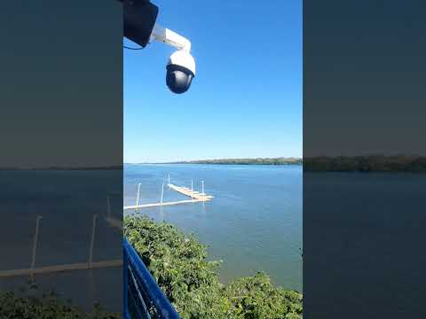 O Encontro dos Rios Paraná e Paranapanema no Porto Maringá em Marilena Pr