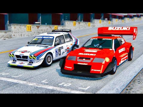 Suzuki Escudo Pikes Peak vs Lancia Delta S4 at Drag Race 20 KM