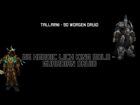 Guardian Druid 25H LK Solo Guide! :)