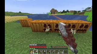 【マイクラJAVA版】無言実況 開拓物語 008 村の隣に...