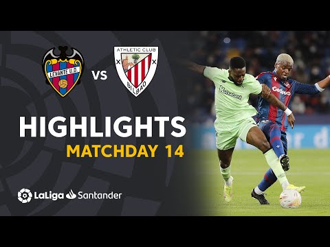 Imagen de portada del video ⚽ HIGHLIGHTS I Levante UD 0-0 Athletic Club I LaLiga Matchday 14