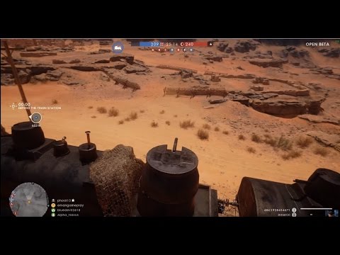 Battlefield 1 BETA - Armored Train Gameplay