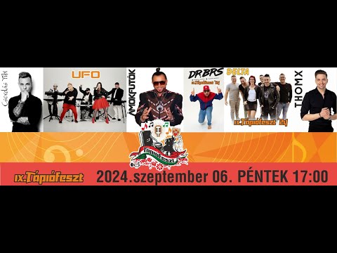 IX. TápióFeszt 2024.09.06 Pénteki fellépőink