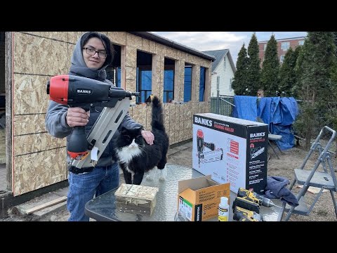 Most Affordable Nail Gun | Banks 28° Degree Framing Nailer - First Impression, Demo & Initial Review