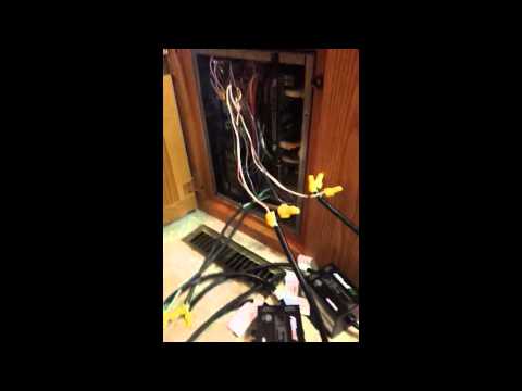 Installing Xantrex Prowatt SW1000 powering 2 separate 15 amp circuits For 2005 Winnebago Voyage 38J