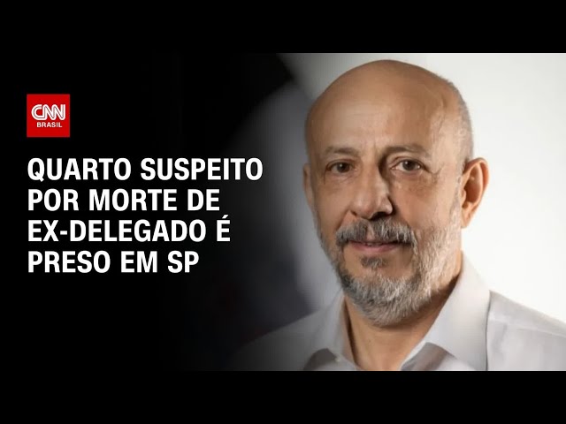 Quarto suspeito por morte de ex-delegado é preso em SP | CNN PRIME TIME