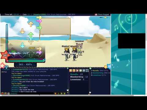 Nekodancer - Kick Drum Meteronomes 280 BPM with Jemma