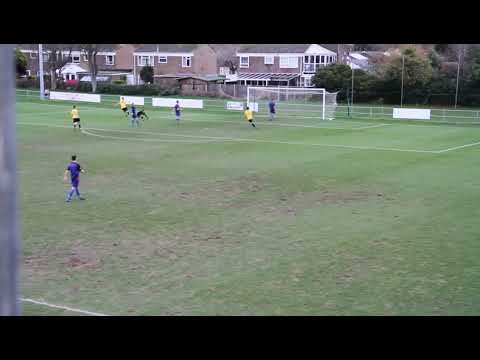 Harry Russell goal for Littlehampton Town v Midhurst & Easebourne