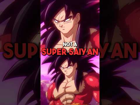 “Super Saiyan 4 Is NOT A Super Saiyan” #shorts