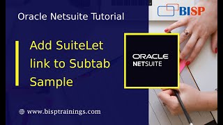 Add Suitelet to Subtab