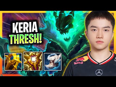 KERIA IS UNSTOPPABLE WITH THRESH! | T1 Keria Plays Thresh Support vs Braum! Season 2025