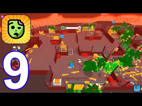 Gameplay Walkthrough Part 9 Level 133-142 New Zombie Defense Game (iOS,Android)
