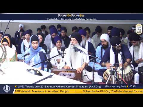 011 Toronto July 2018 Monday Morning - Bhai Harpreet Singh Jee Toronto