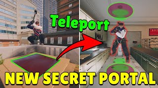 Teleporting From Bank ROOF To SITE in 0.01 Seconds - Rainbow Six Siege