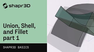 Design History Tips working with Union, Shell, Fillet: Motorcycle Fender, part 2 | Shapr3D Basics