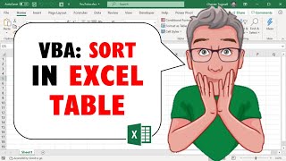Excel VBA to Sort Column in Table