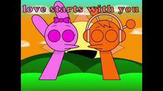 Download lagu love starts with you mp3