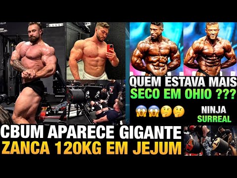 CBUM MOSTRA O SHAPE - ZANCA COM 120KG - RAMON E URS NOVAMENTE COMPARADOS + NINJA SURREAL