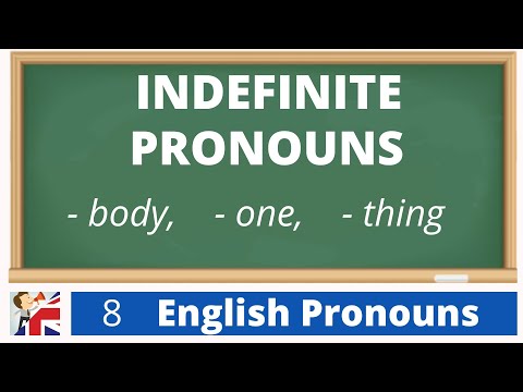 Somebody or Someone? - Indefinite Pronouns Made Easy!