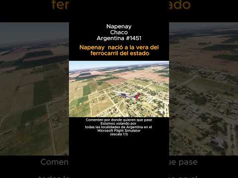 Napenay, Chaco desde el Microsoft Flight Simulator #napenay #chaco #msfs #argentina