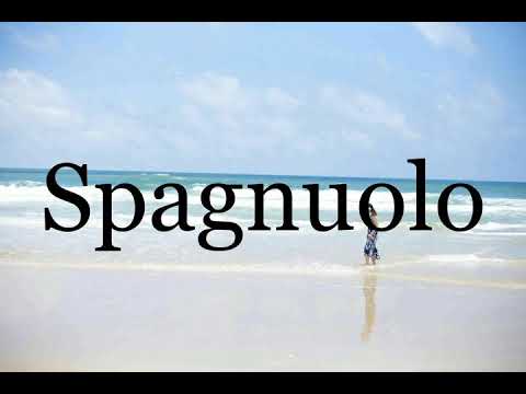 How To Pronounce Spagnuolo🌈🌈🌈🌈🌈🌈Pronunciation Of Spagnuolo