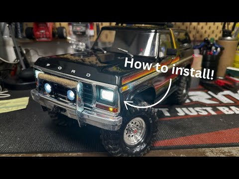 How to Install the TRX4 Bronco and F150 Pro Scale Light kit