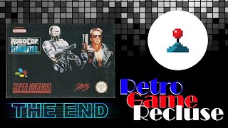 Robocop vs Terminator (1993) Super Nintendo Famicom SNES ending [Retro Gaming]