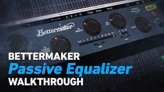Video thumbnail for Bettermaker Passive Equalizer - Walkthrough | Plugin Alliance by Plugin Alliance