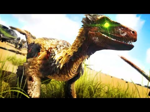DEINONYCHUS ADDED! FEATHERED RAPTOR WITH LATCHING | Ark: Survival Evolved Modded