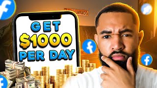 Get Paid $1,000+ Per Day From FACEBOOK Without Making Content | Make Money Online