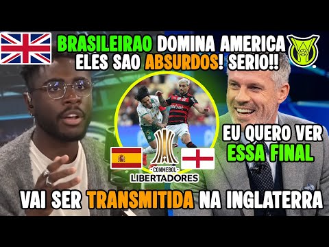 TV BRITANICA FALA SOBRE A FINAL DA LIBERTADORES E COMO PALMEIRAS E FLAMENGO DOMINAM A AMERCA!!