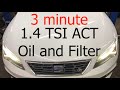 Seat Leon FR 1.4 TSI ACT Oil and Filter CZEA 150bhp Petrol 2014-2018 VW Golf Audi A3 A4 How To