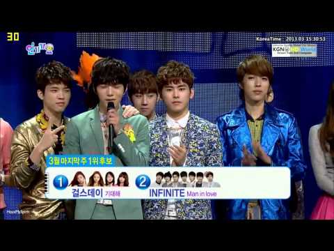 [VID] HD 130331 INFINITE Nominee talking #인피니트 @ INKIGAYO