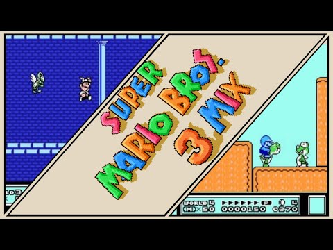 Mario Bros. 3mix  [NES ROM hack] Review & Longplay [2020]