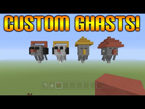 Minecraft Xbox 360 Ps3 How To Create Your Own Custom Ghast