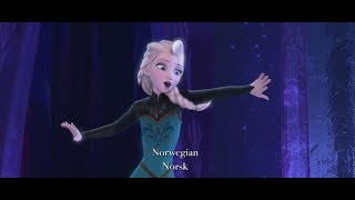 Disney&#39;s Frozen - &quot;Let It Go&quot; Multi-Language Full Sequence